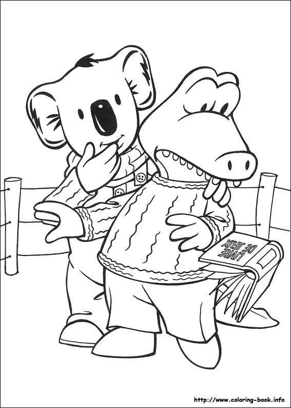 Plansa de colorat cu Koala 25 18